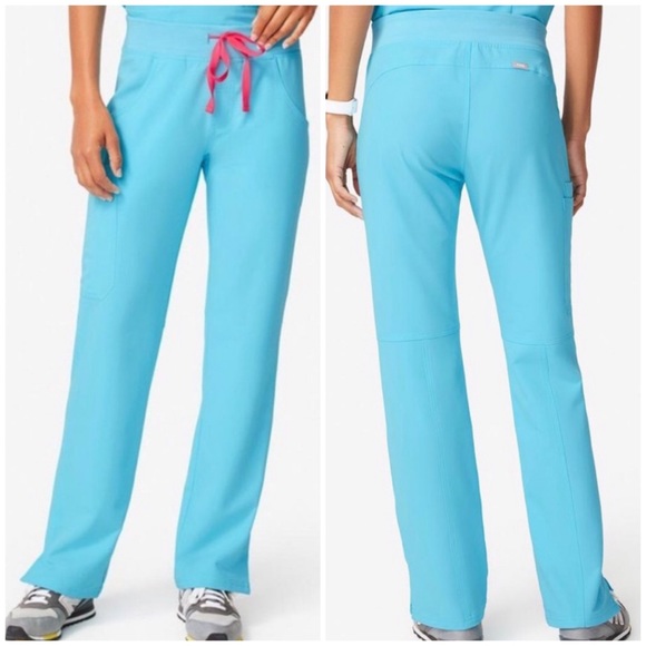 Figs Pants - NWT FIGS Women’s Kade Cargo Pants Neon Blue T21004 Size Small
